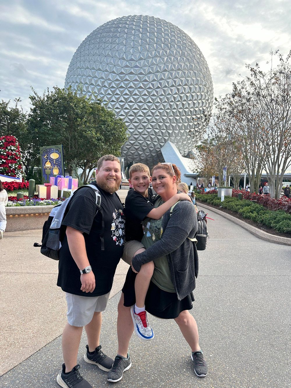 Kelby and Erin Winberry of M&W Outdoor Services in Epcot