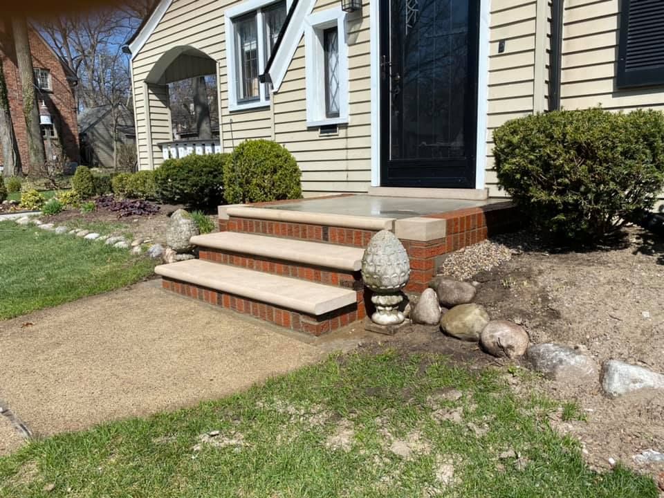 Custom Steps — Sterling Heights, MI — Brick by Brick Masonry Repair & Design, LLC