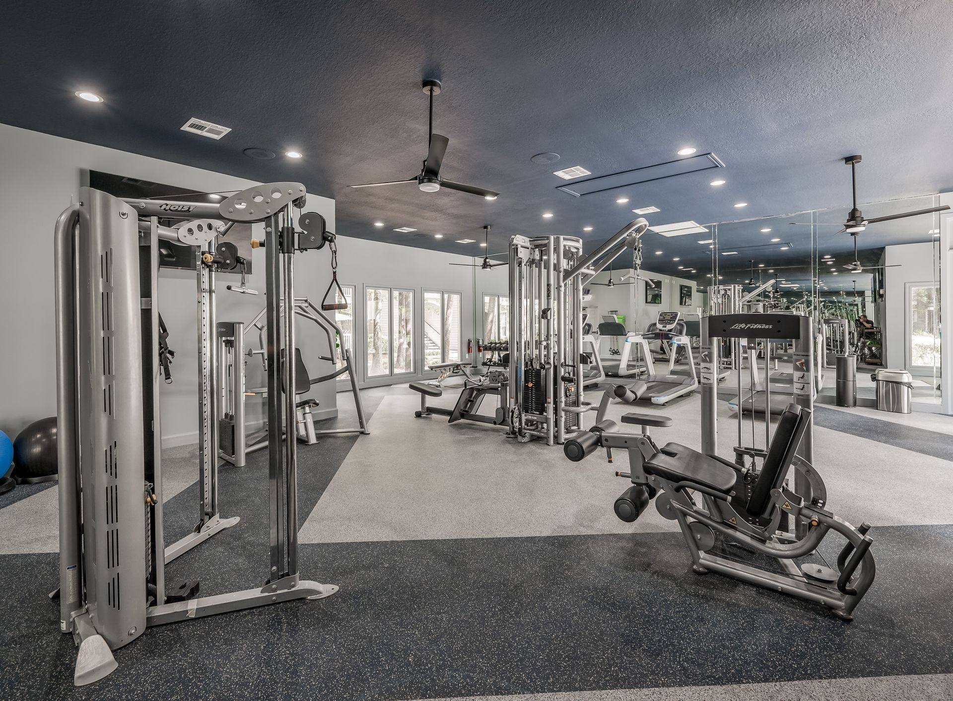 Fitness center at Reserve at Kingwood in Kingwood, TX.