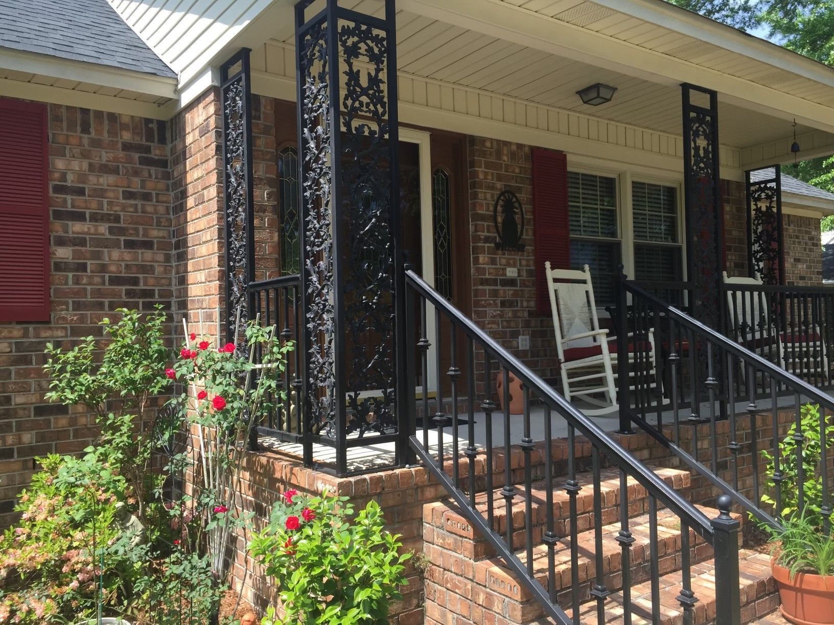 Wrought Iron Entry way