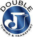 Double J Towing & Transport Double J Towing & Transport logo: blue circle with stylized white double