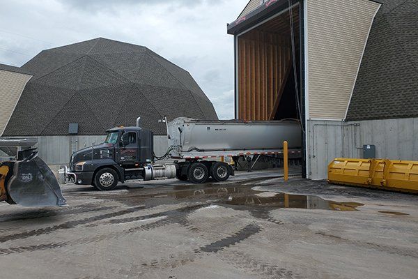 Gray Truck — Eden, WI — Baumhardt Sand & Gravel, Inc.