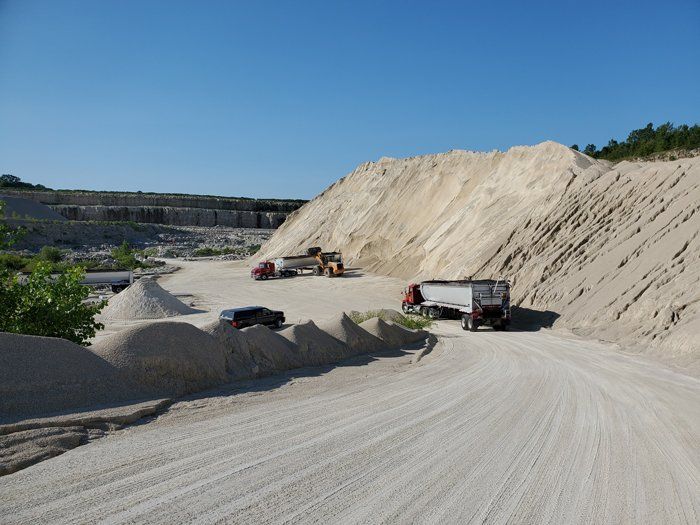 Pile of Sand — Eden, WI — Baumhardt Sand & Gravel, Inc.