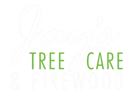 A logo for a tree care and firewood company.