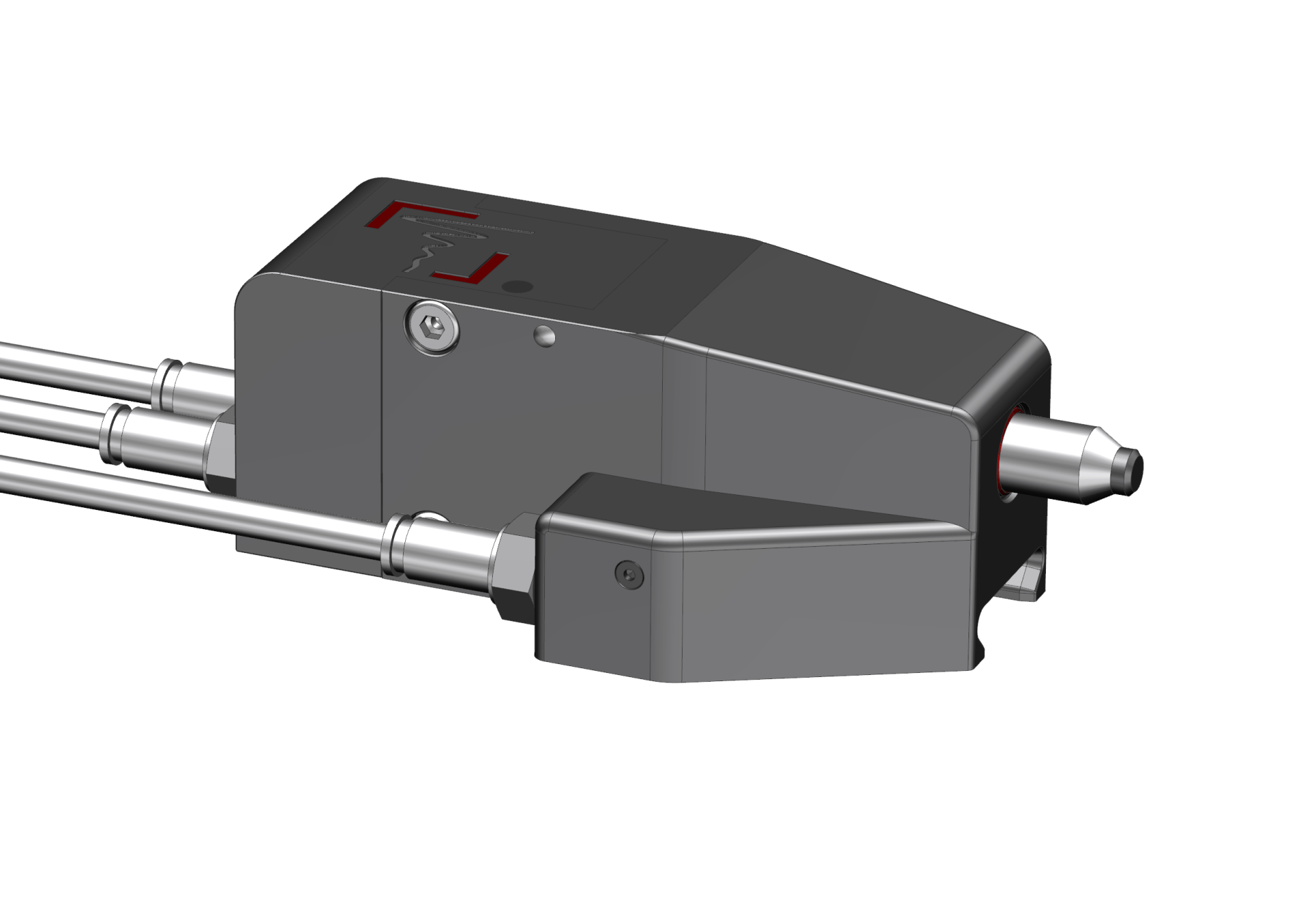 Hydraulische Spannmodul Linearkolben CAD