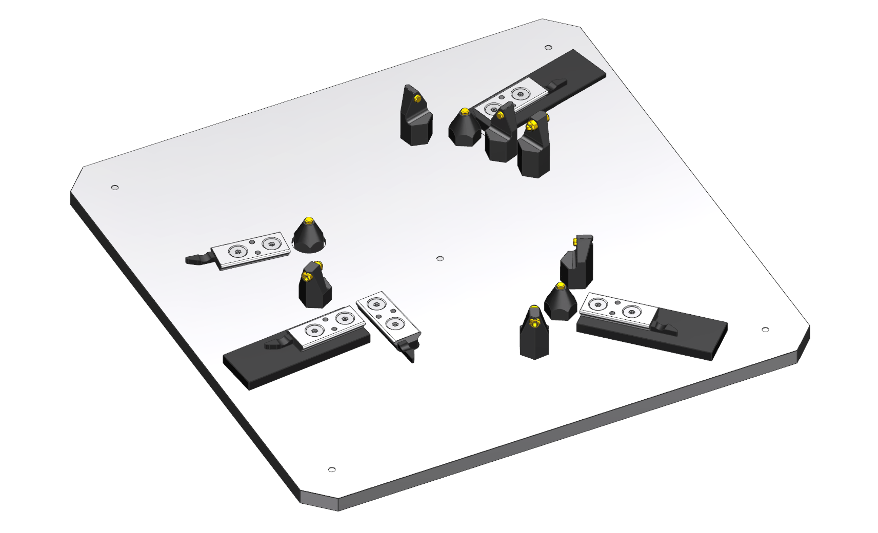 Innoclicker Spannsystem Spannplatte mit Positionierelemente