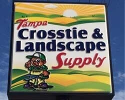 Business Sign Board — Ruskin FL  — Tampa Crosstie and Landscape Supply, Inc