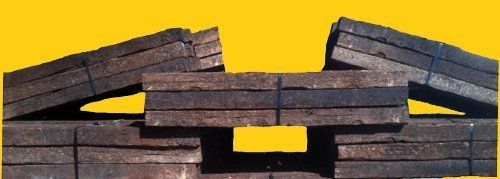 Pile Of Landscape Crossties — Ruskin, FL — Tampa Crosstie and Landscape Supply, Inc