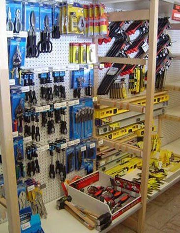 Hardware Tools On Wall — Ruskin FL  — Tampa Crosstie and Landscape Supply, Inc