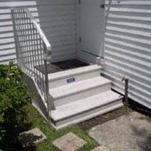 Concrete Steps And Metal Railings — Ruskin FL  — Tampa Crosstie and Landscape Supply, Inc