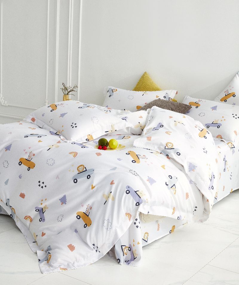 Romsey五星級嫘縈涼感超細科技纖維床包組(蒙特利爾冒險夢幻)，單人加大尺寸