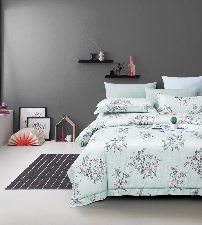 Romsey五星級Microlite萊賽爾科技纖維涼夏被(巴黎花都晨露), with Microlite-MF77 inside，180x210cm(可置入棉被)