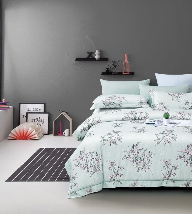 Romsey五星級Microlite萊賽爾科技纖維涼夏被(巴黎花都晨露), with Microlite-MF77 inside，240x210cm(可置入棉被)