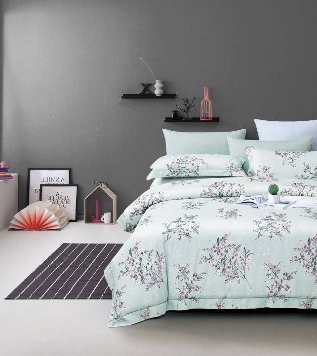 Romsey 五星級萊賽爾科技纖維床包組(巴黎花都晨露)- 加大尺寸