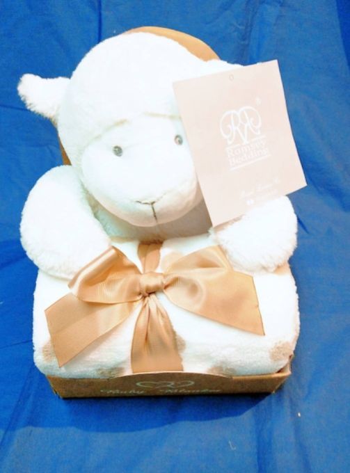 Romsey超細科技纖維米菲羊玩偶毯