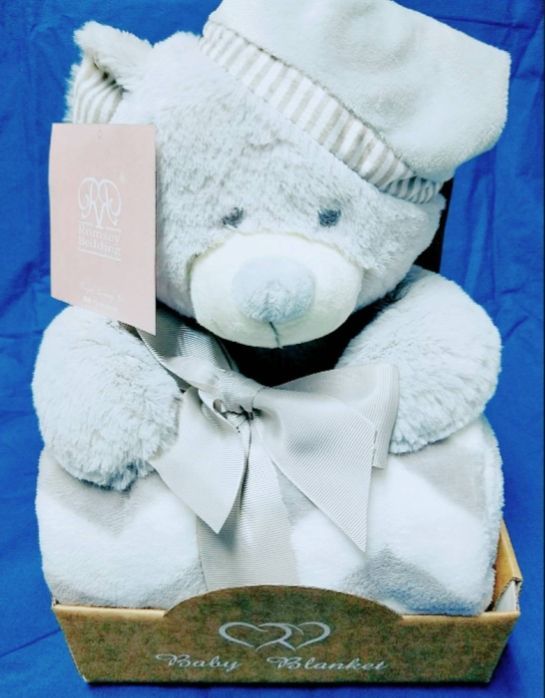 Romsey超細科技纖維貝貝熊玩偶毯