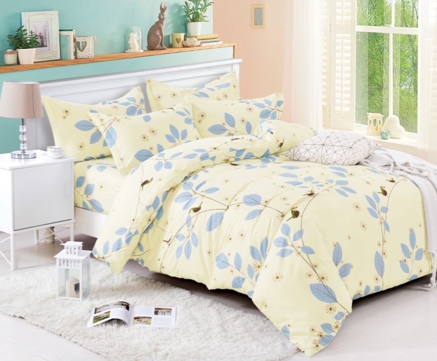 Morbido 五星級MICROLITE超細科技纖維床包組(天鵝堡春柳秘境)，雙人尺寸