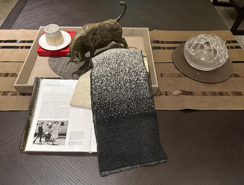 Romsey 五星級北極光織星空圍巾