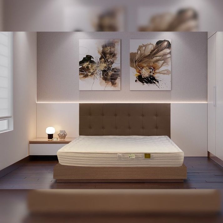 Romsey 五星級總統套房德國獨立筒天然乳膠蠶絲科技床墊(德國進口御用獨立筒),雙人特大(6x7)