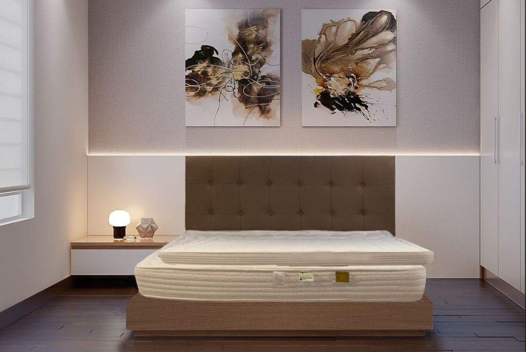 Morbido五星級萊賽爾天然乳膠涼夏薄床墊(萊賽爾天絲涼感),雙人加大(6x6.2)