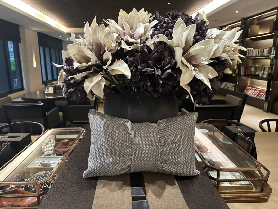 Romsey五星級石墨稀可水洗科技蝴蝶午安護腰枕(英格蘭菱紋)