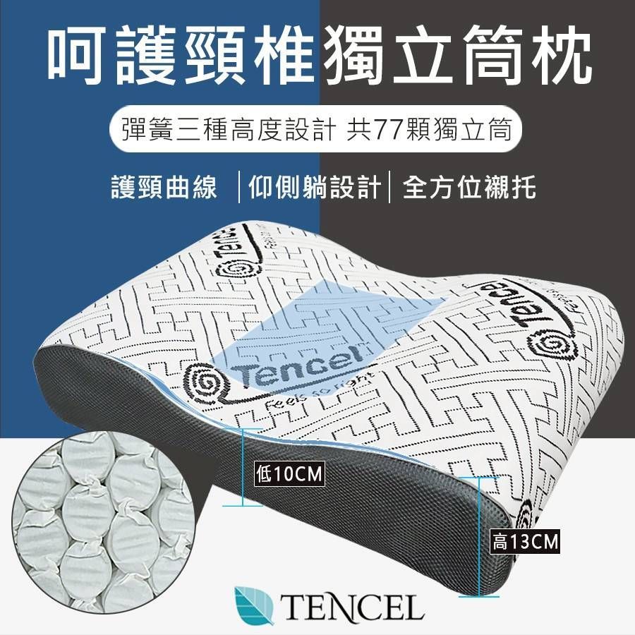 Romsey 五星級科技曲線護頸獨立筒枕