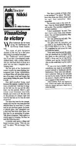 Sports News Article — Poway, CA — Sr. Nikki Goldman