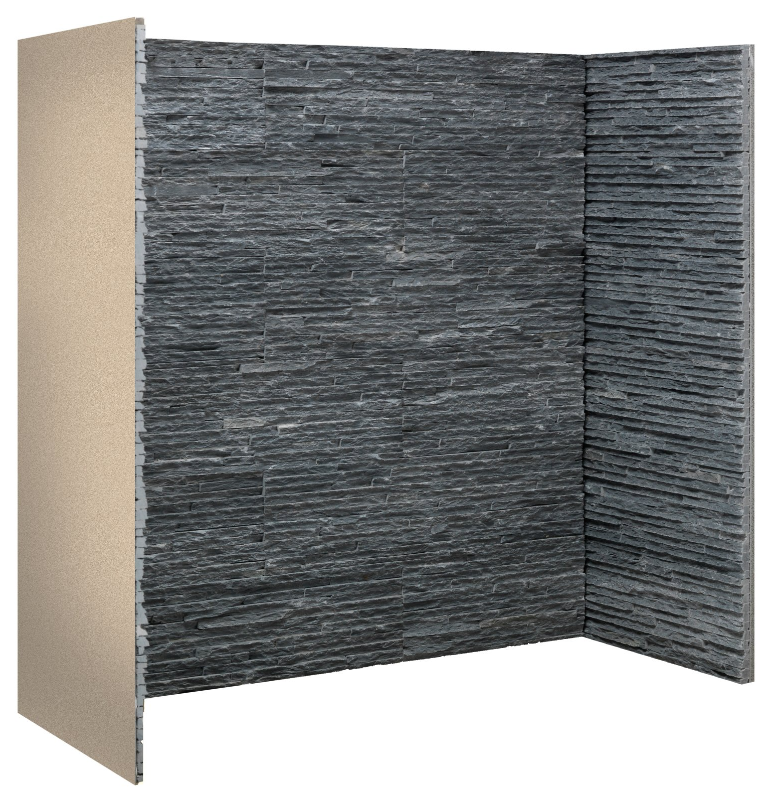 Charcoal Slate Waterfall Chamber