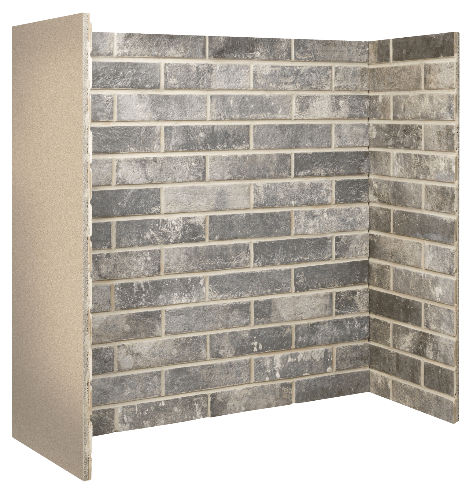 Grey Ceramic Brick Bond Chamber