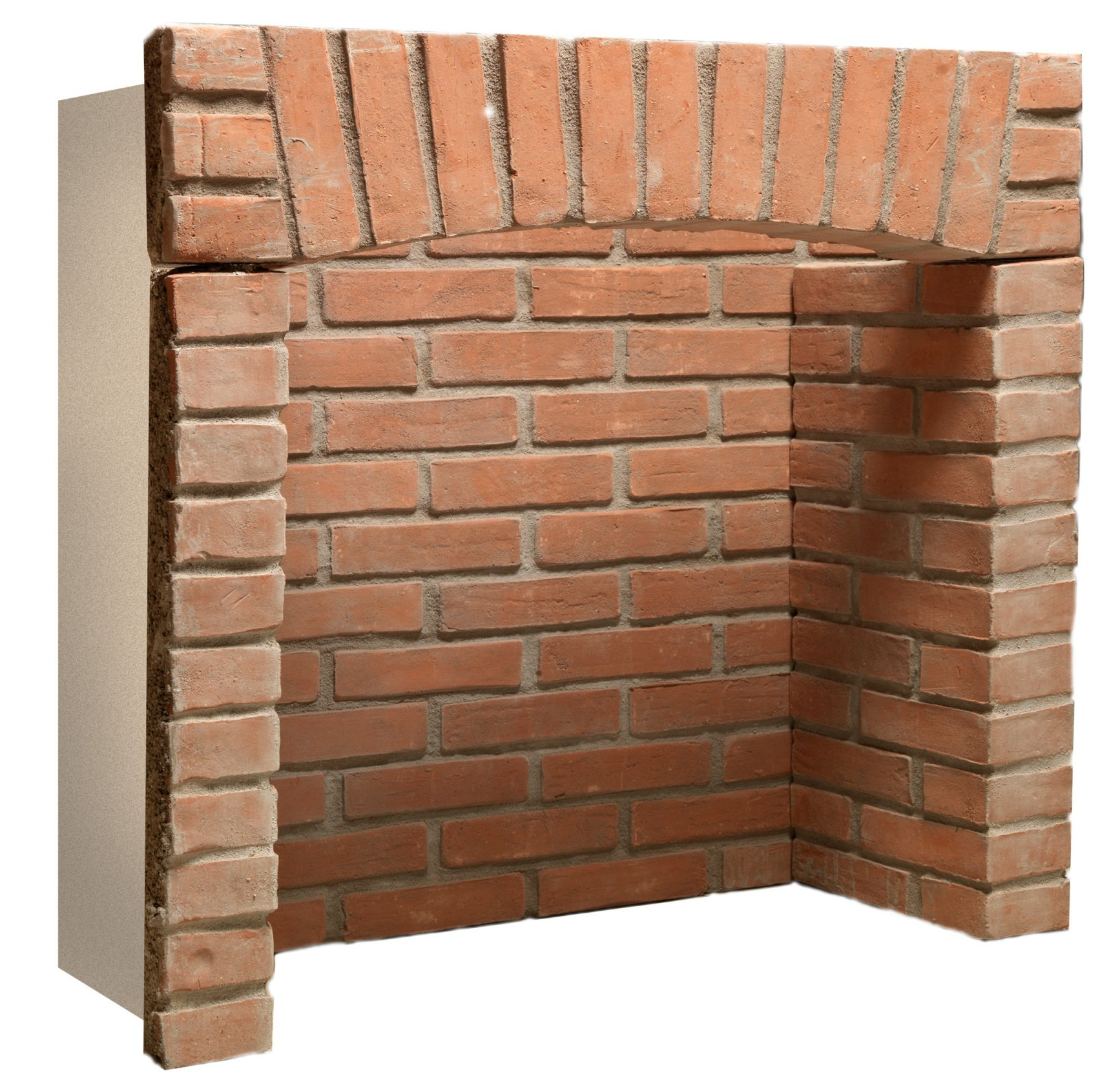 Rustic Brick Chamber with Front Returns & Arch