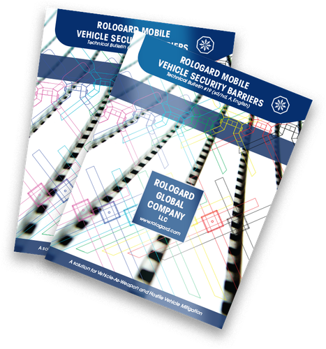 Two brochures are stacked on top of each other on a white background.