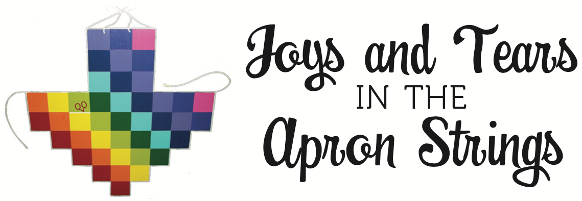 A logo for joys and tears in the apron strings