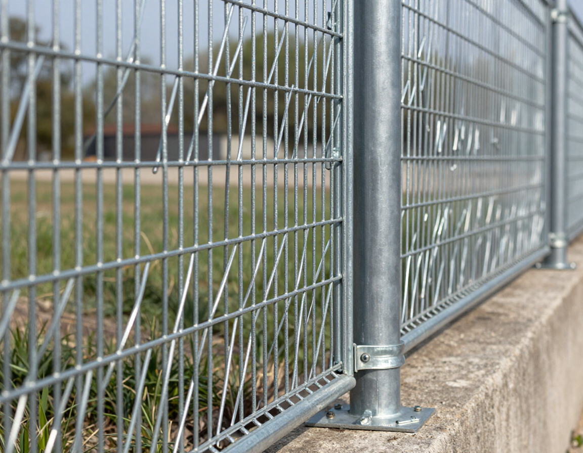 Malla ciclónica galvanizada