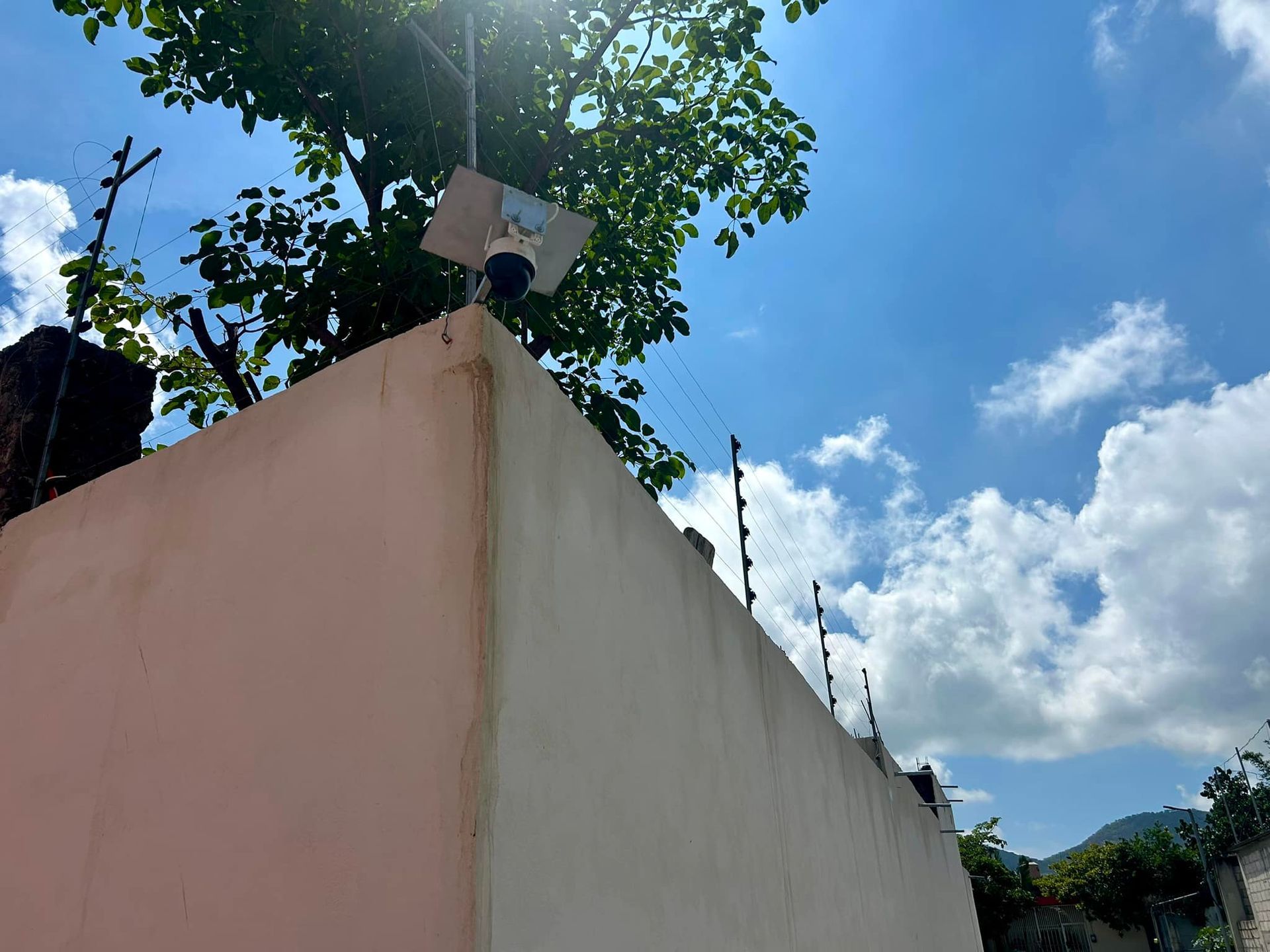 Reja metálica instalada