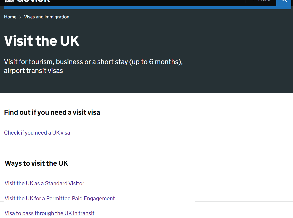 How To Apply For A Visitor Visa To Visit The UK