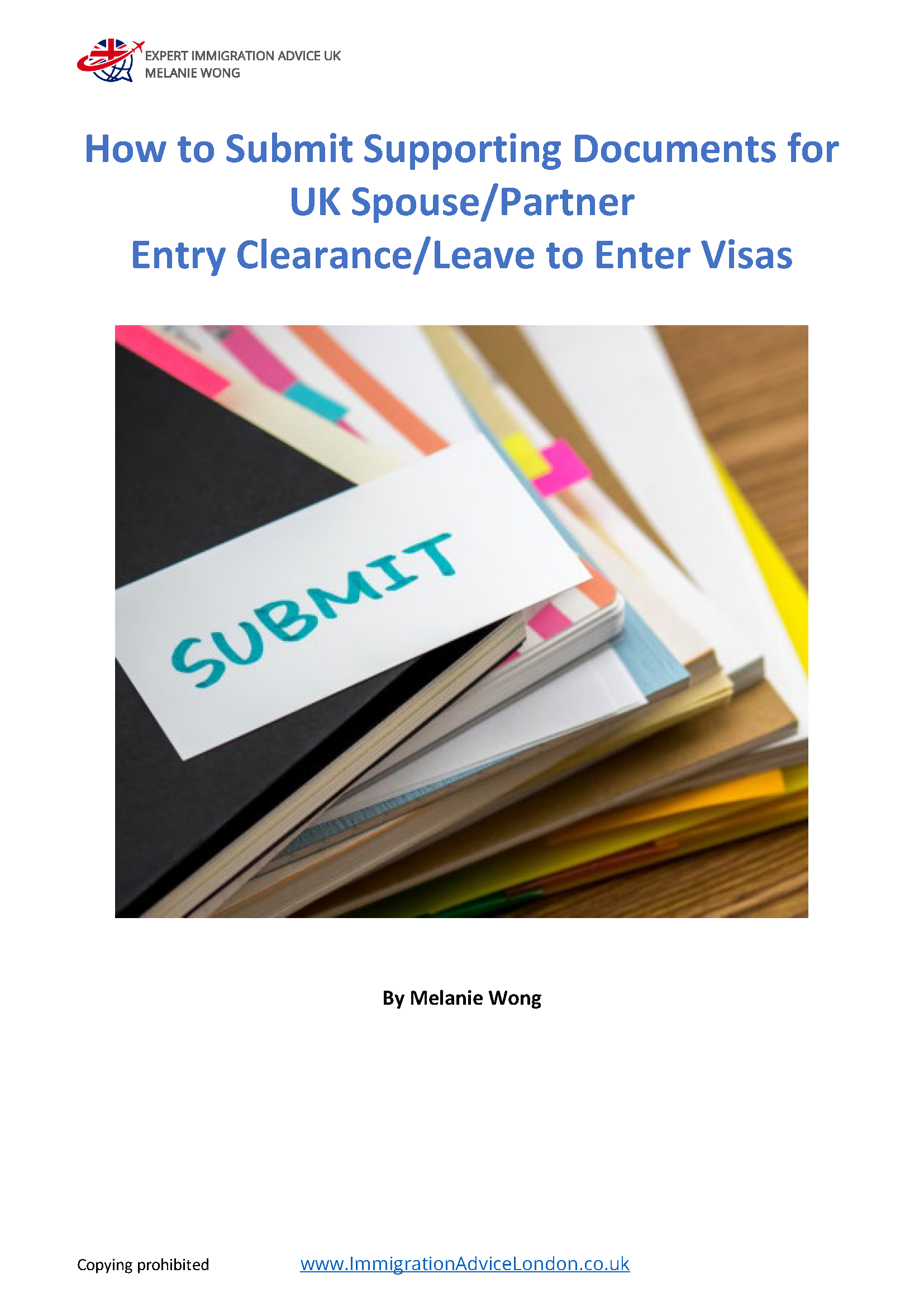 how to submit supporting documents for uk spouse visa
