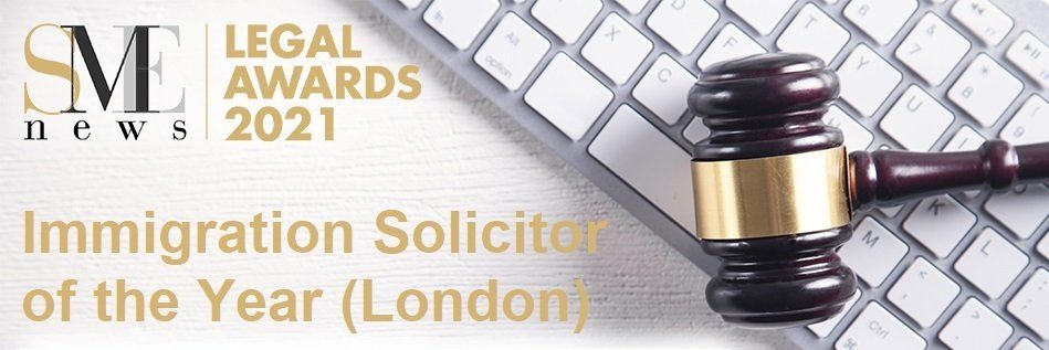 Immigration Solicitor of the Year 2021 - SME Greater London Awards