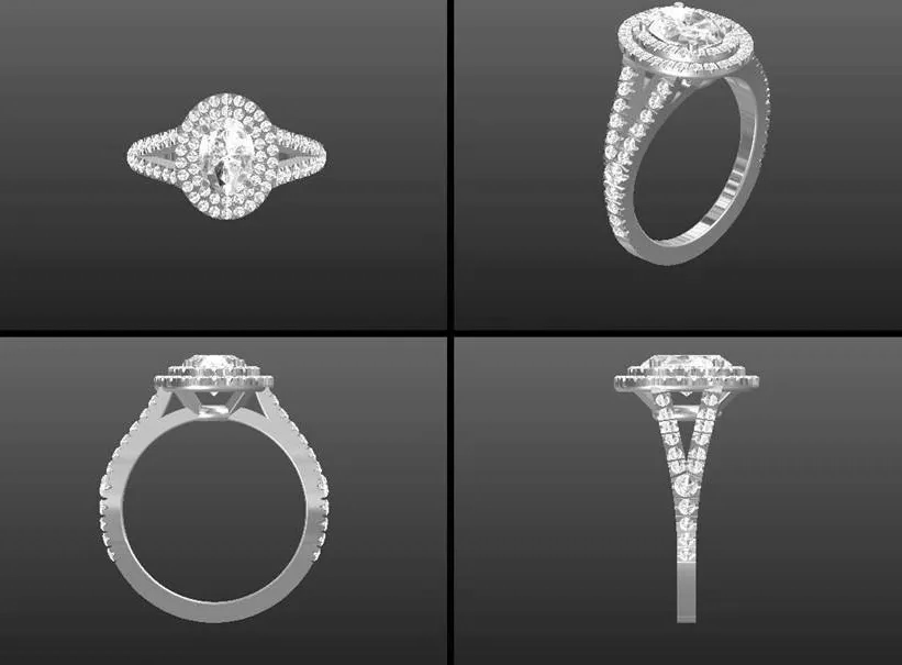 Yellow gold personalised bespoke ring