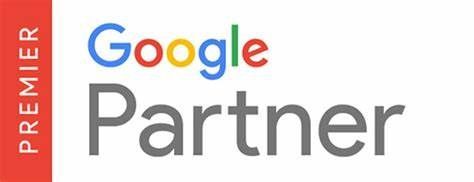 A google partner premier logo on a white background.
