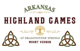 The logo for the arkansas renaissance festival at dragonstone springs