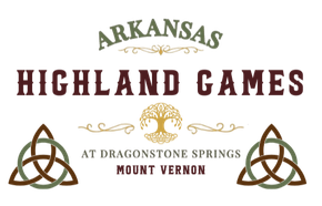The logo for the arkansas renaissance festival at dragonstone springs