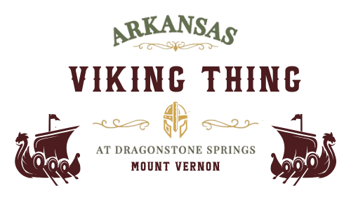 The logo for the arkansas renaissance festival at dragonstone springs