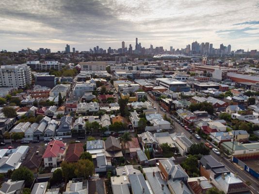 An Aerial View of a City With a Skyline in the Background — Battery Assist QLD In Strathpine, QLD