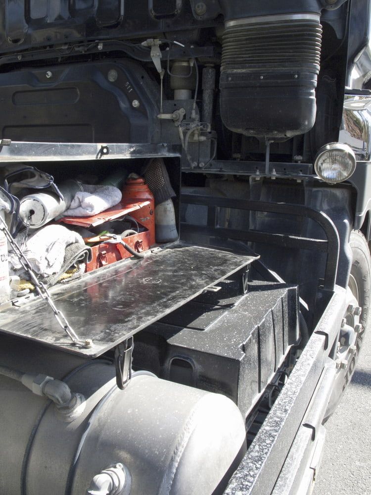 The Back Of A Truck With The Hood Open — Battery Assist QLD In Bracken Ridge, QLD