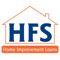 A logo of HFS Home Improvement Loans