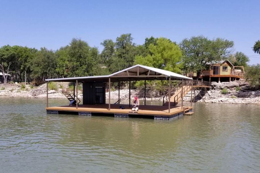 Custom Built Boat Dock