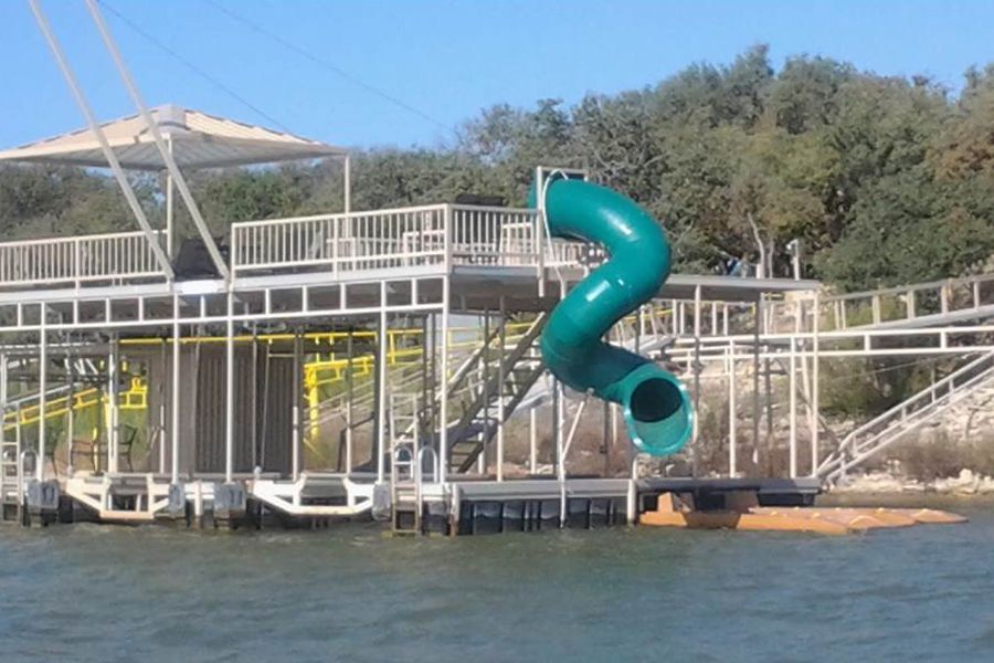 A Dock With a Slide