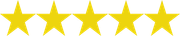 en række af gule stjerner på en hvid baggrund.