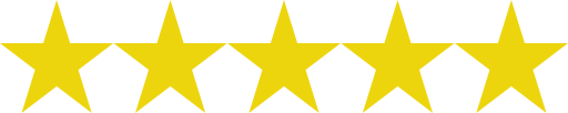 en række af gule stjerner på en hvid baggrund.