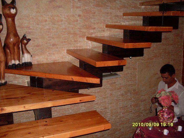 scala da interni in legno